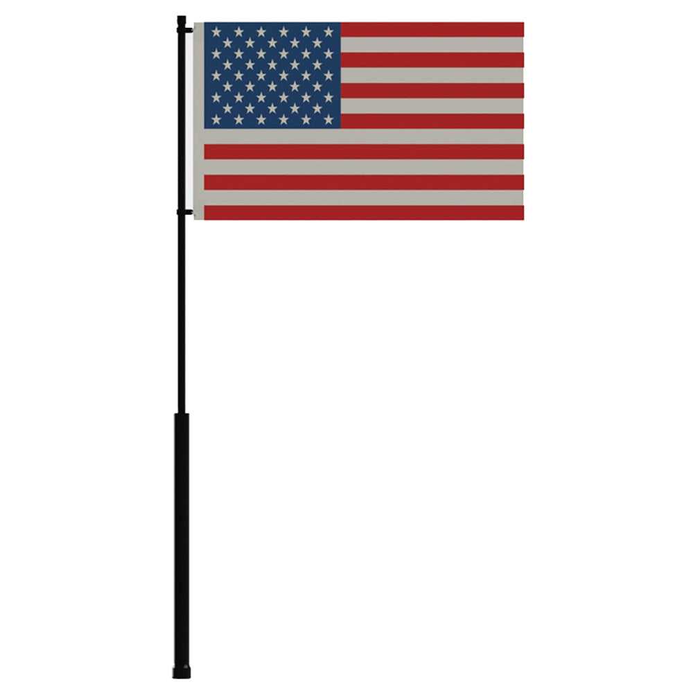 Mate-Serie, Fahnenmast der Mate-Serie – 36" mit USA-Flagge [FP36USA]