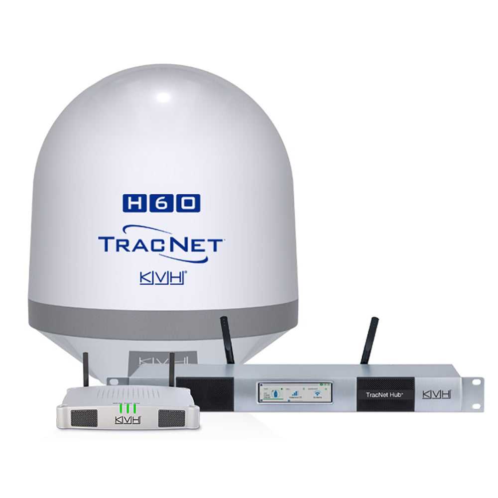 KVH, KVH TracNet H60 Ku-Band-Antenne mit TracNet-Hub [01-0436-11]