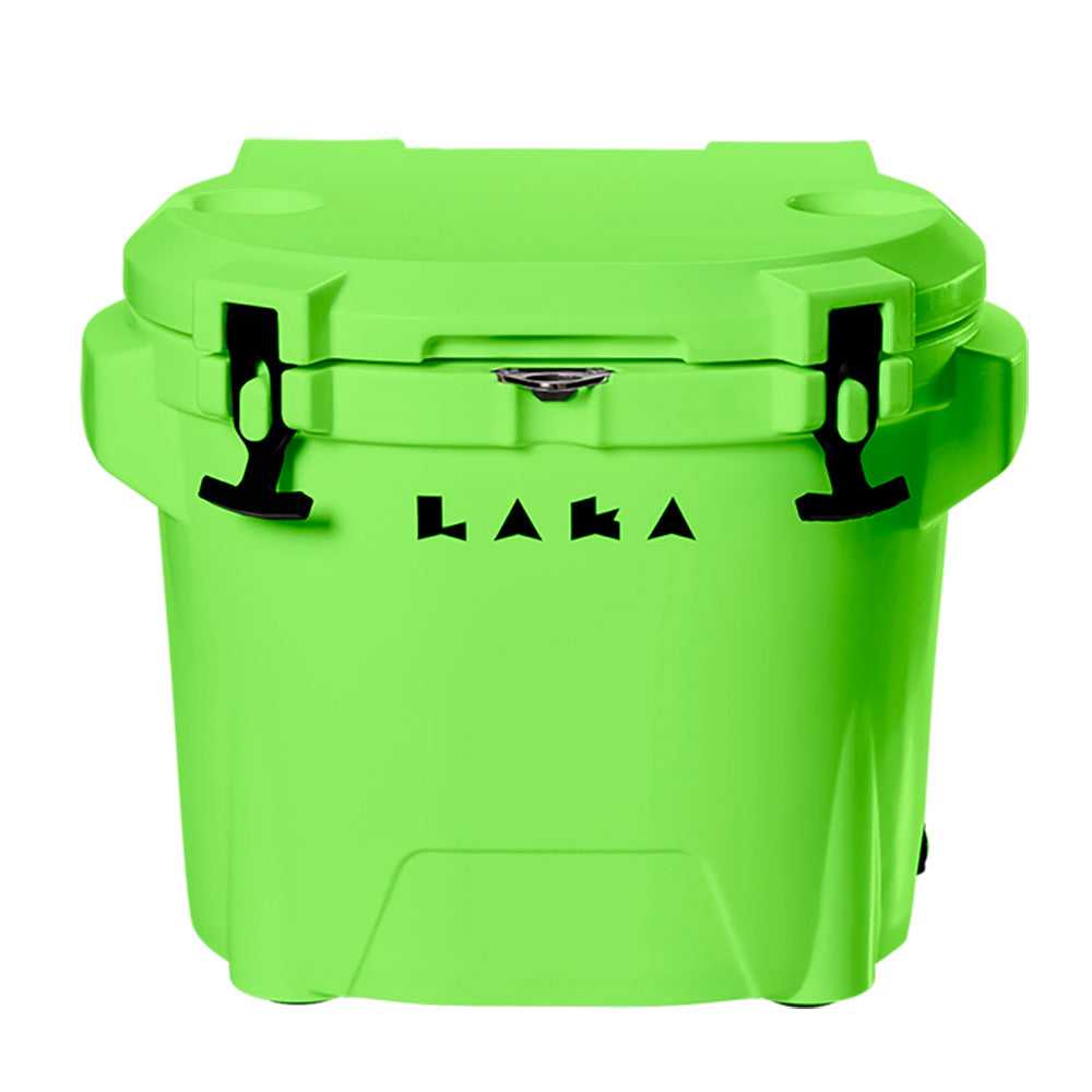 LAKA-Kühler, LAKA Coolers 30 Qt Kühler mit Rädern mit Teleskopgriff, Limettengrün [1083]