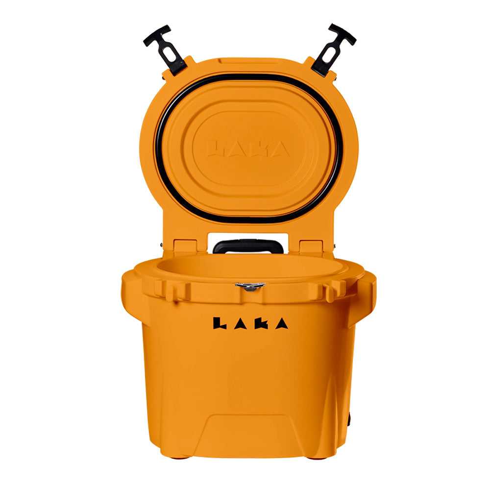 LAKA-Kühler, LAKA Coolers 30 Qt Kühler mit Rädern mit Teleskopgriff, Orange [1086]