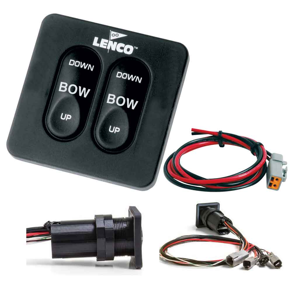 Lenco Marine, Lenco Standard-Kit für integrierte taktile Schalter mit Anschlusskabel für Einzelbetätigungssysteme [15169-001]