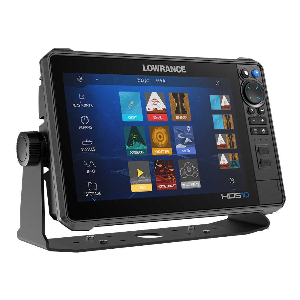 Lowrance, Lowrance HDS PRO 10 – mit vorinstalliertem C-MAP DISCOVER OnBoard Active Imaging HD-Wandler [000-15984-001]