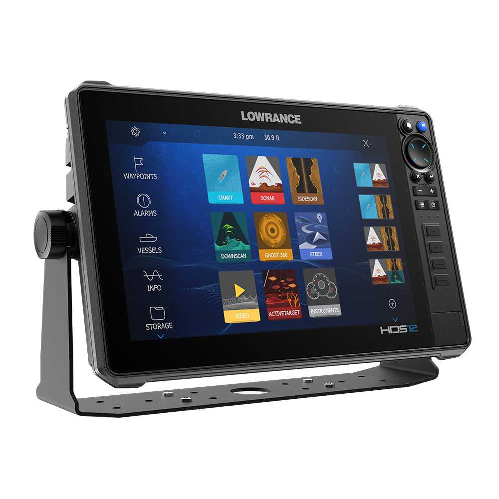 Lowrance, Lowrance HDS PRO 12 – mit vorinstalliertem C-MAP DISCOVER OnBoard Active Imaging HD-Wandler [000-15987-001]