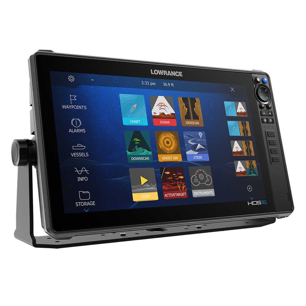 Lowrance, Lowrance HDS PRO 16 – mit vorinstalliertem C-MAP DISCOVER OnBoard Active Imaging HD-Wandler [000-15990-001]