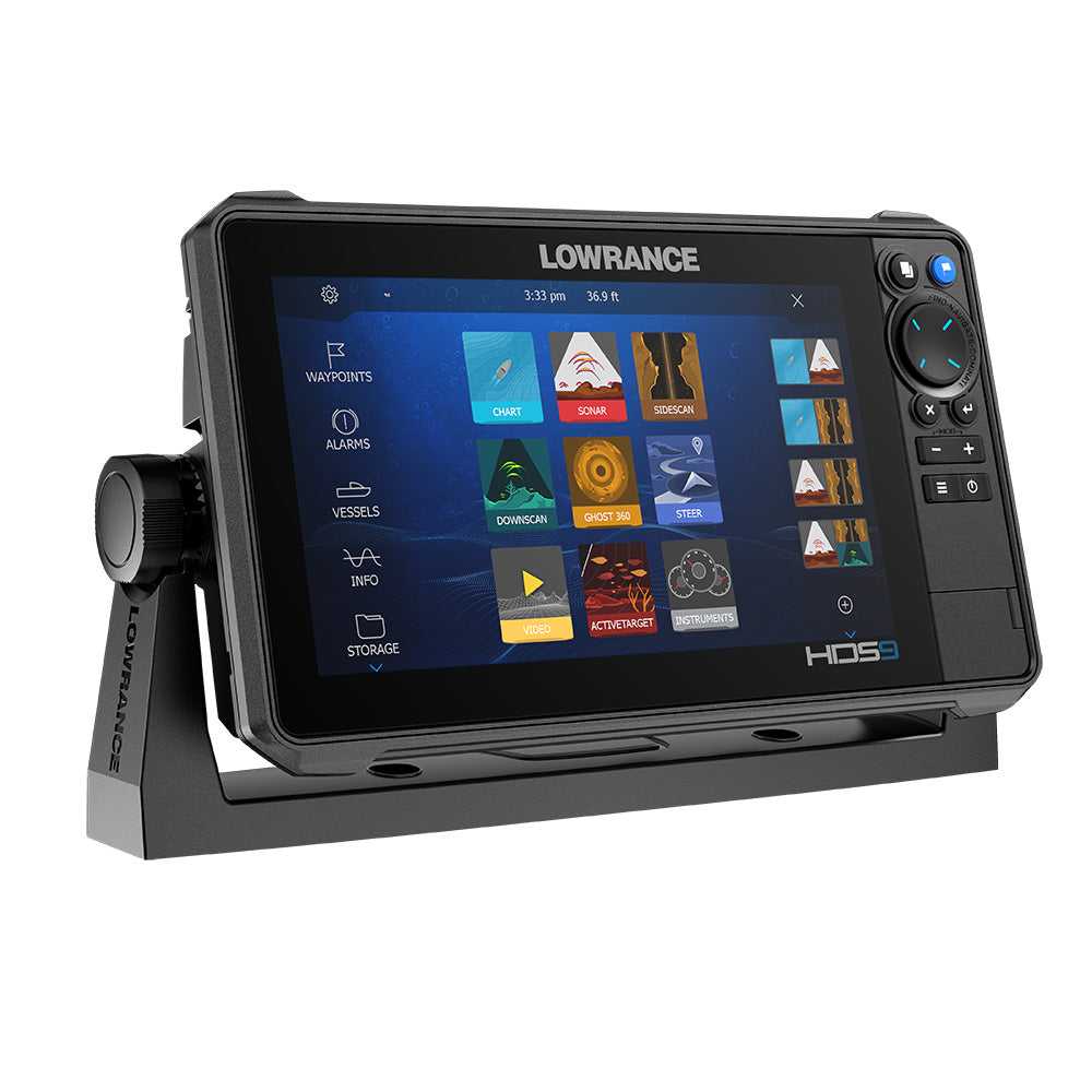 Lowrance, Lowrance HDS PRO 9 – mit vorinstalliertem C-MAP DISCOVER OnBoard Active Imaging HD-Wandler [000-15981-001]