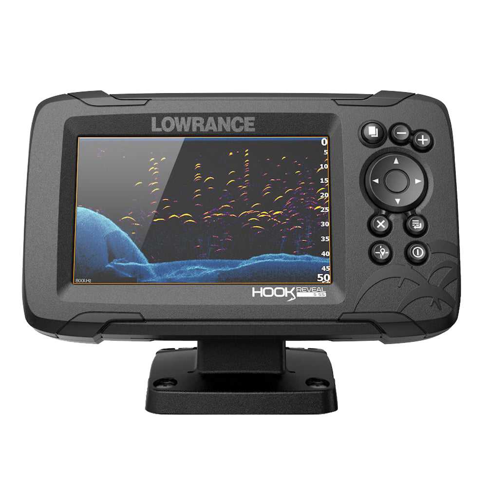 Lowrance, Lowrance HOOK Reveal 5 Combo mit 50/200 kHz HDI Heckmontage C-MAP Contour+ Karte [000-15857-001]