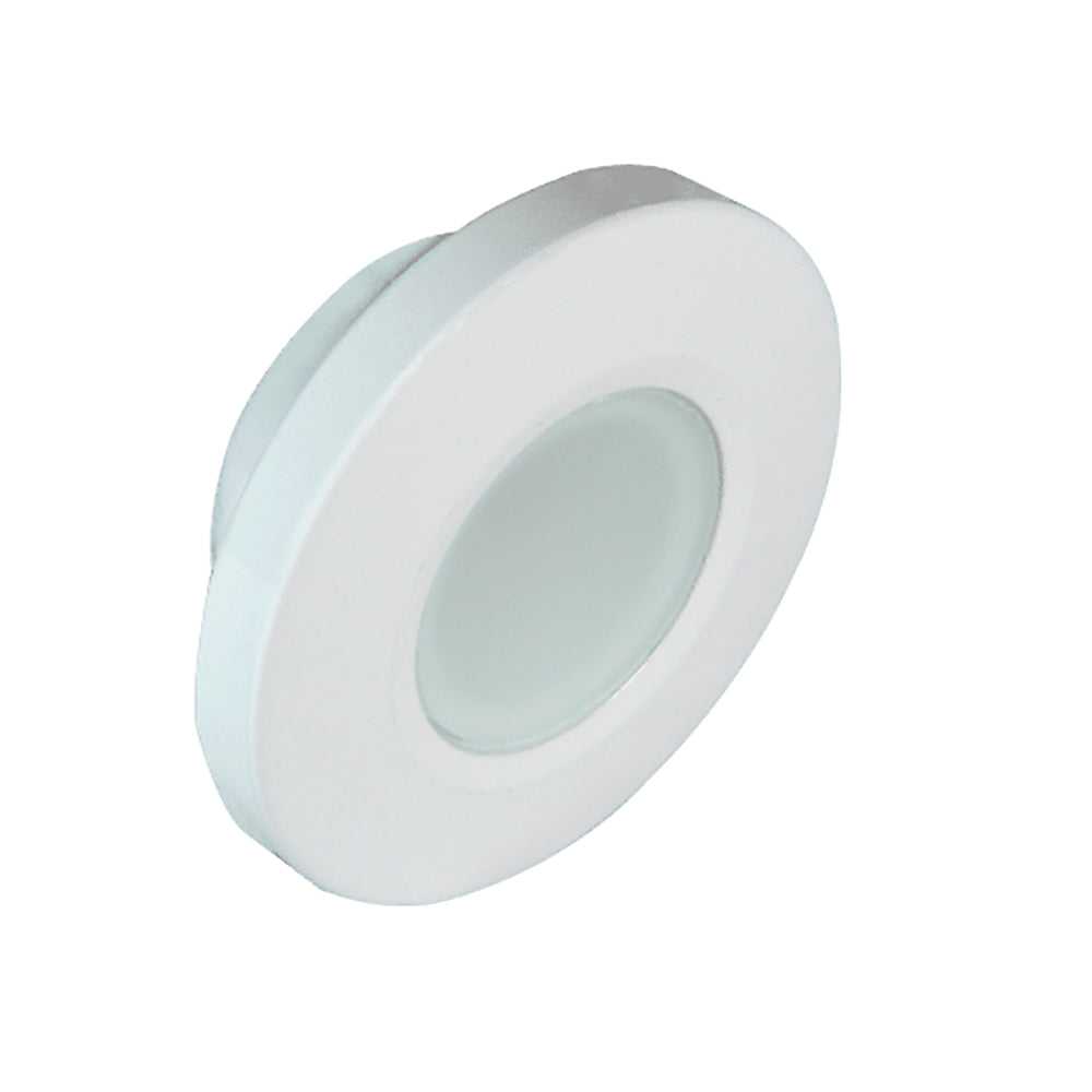 Lumitec, Lumitec Orbit – Einbau-Downlight – weißes Finish – 4 Farben Blau/Rot/Violett/Weiß, nicht dimmbar [112520]