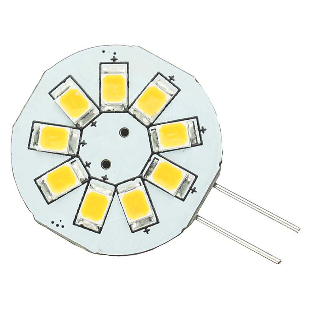 Lunasea-Beleuchtung, Lunasea G4 8 LED-Seitenstift-Glühbirne – 12 VAC oder 10–30 VDC/1,2 W/123 Lumen – Warmweiß [LLB-216W-21-00]