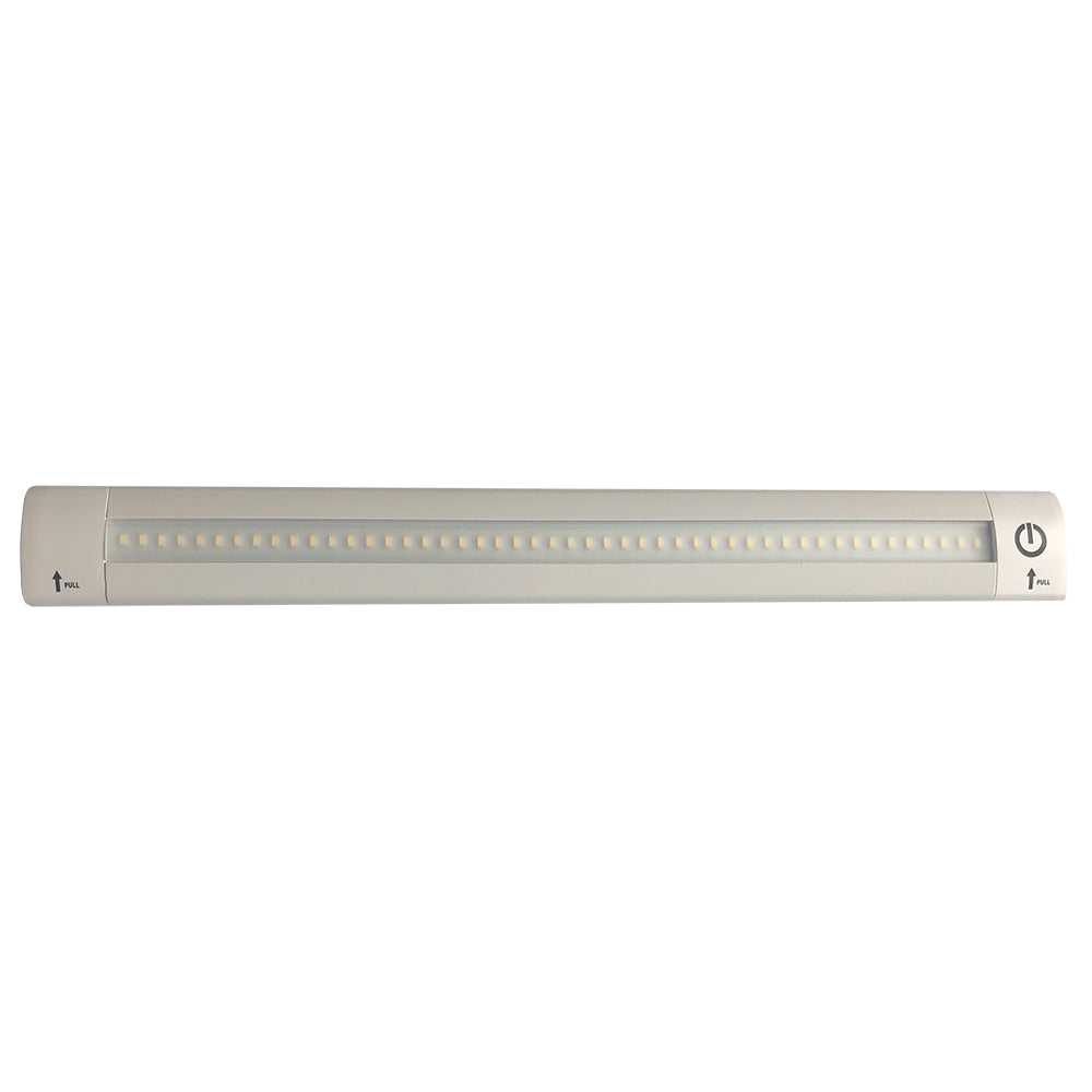 Lunasea-Beleuchtung, Lunasea LED-Lichtleiste – integrierter Dimmer, verstellbarer linearer Winkel, 30,5 cm Länge, 24 V DC – warmweiß [LLB-32KW-11-00]
