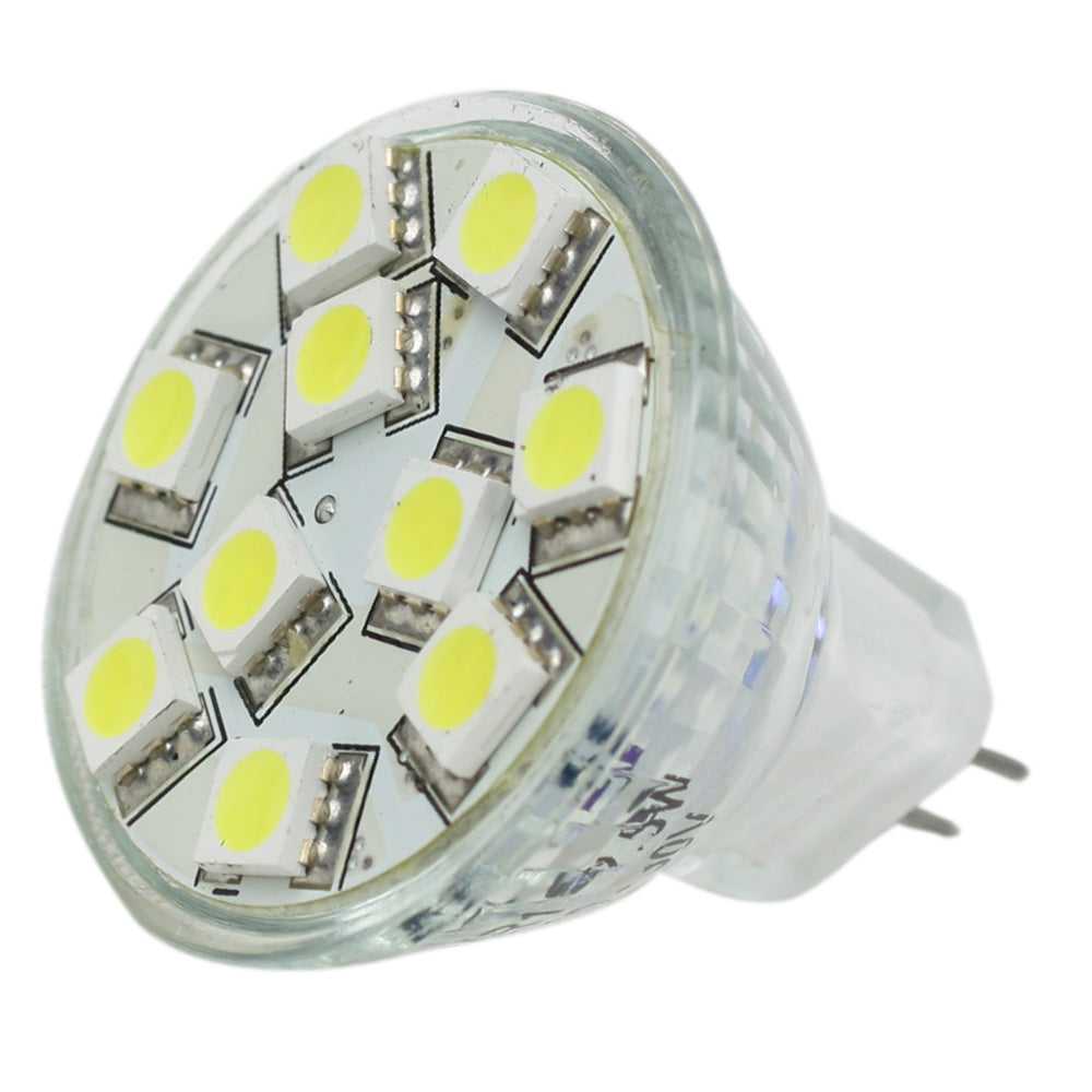 Lunasea-Beleuchtung, Lunasea MR11 10 LED-Glühbirne – Kaltweiß [LLB-11TD-61-00]