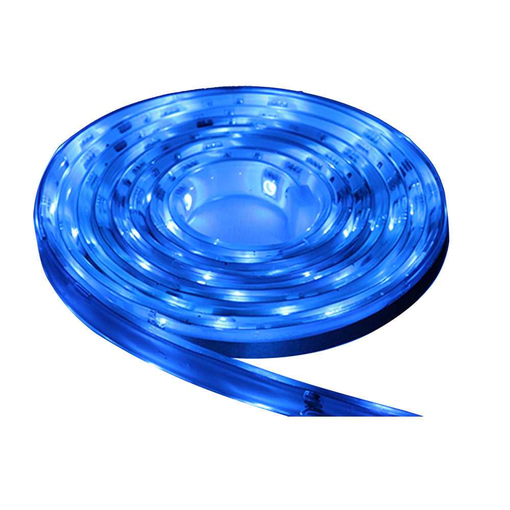 Lunasea-Beleuchtung, Lunasea Wasserdichte IP68-LED-Streifenlichter – Blau – 5 m [LLB-453B-01-05]