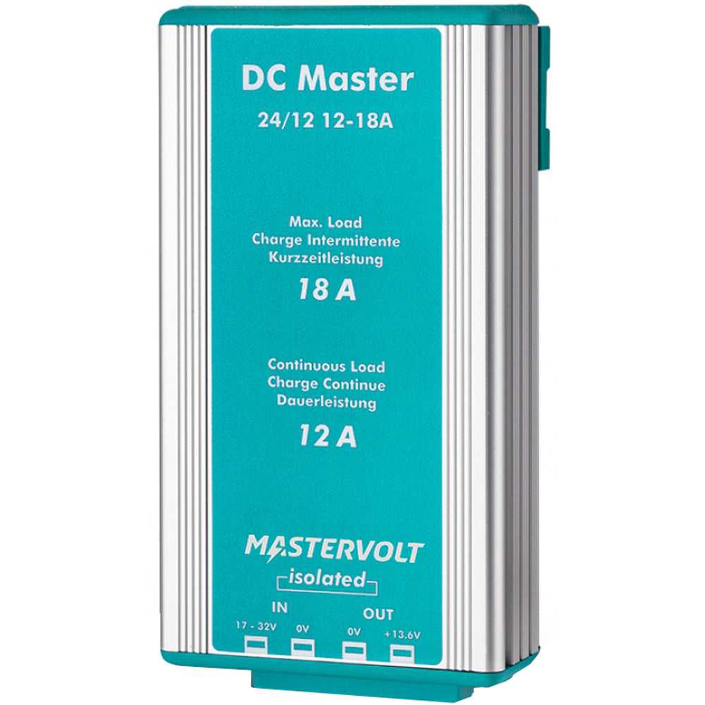 Mastervolt, Mastervolt DC Master 24 V auf 12 V Konverter – 12 A mit Isolator [81500300]