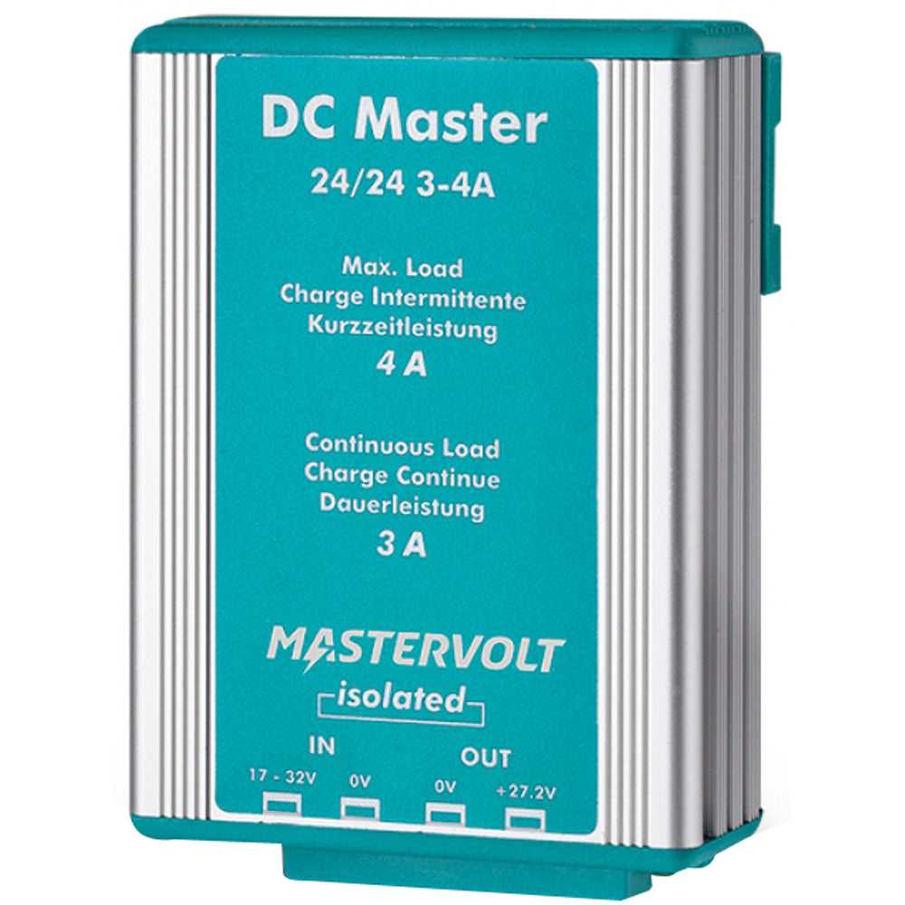 Mastervolt, Mastervolt DC Master 24 V auf 24 V Konverter – 3 A mit Isolator [81500400]