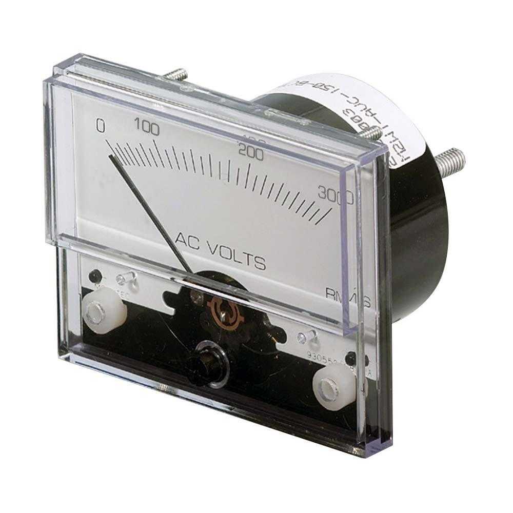 Paneltronik, Paneltronics AC-Voltmeter 1-1/2" 0-300 VAC Analog [289-050]