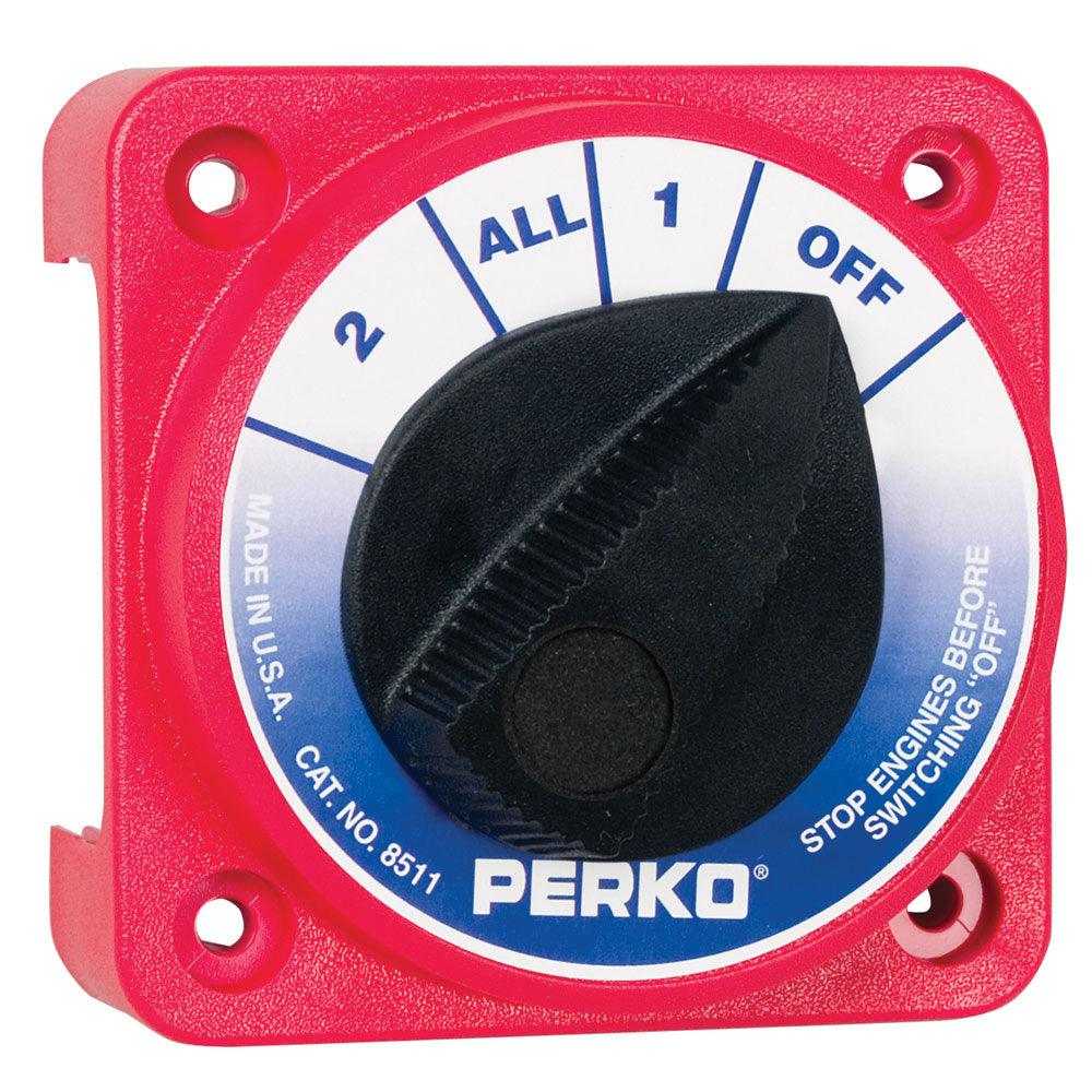 Perko, Perko Compact Medium Duty Batteriewahlschalter ohne Tastensperre [8511DP]