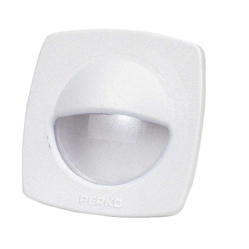 Perko, Perko LED-Allzweckleuchte mit aufsteckbarer Frontabdeckung – Weiß [1074DP2WHT]