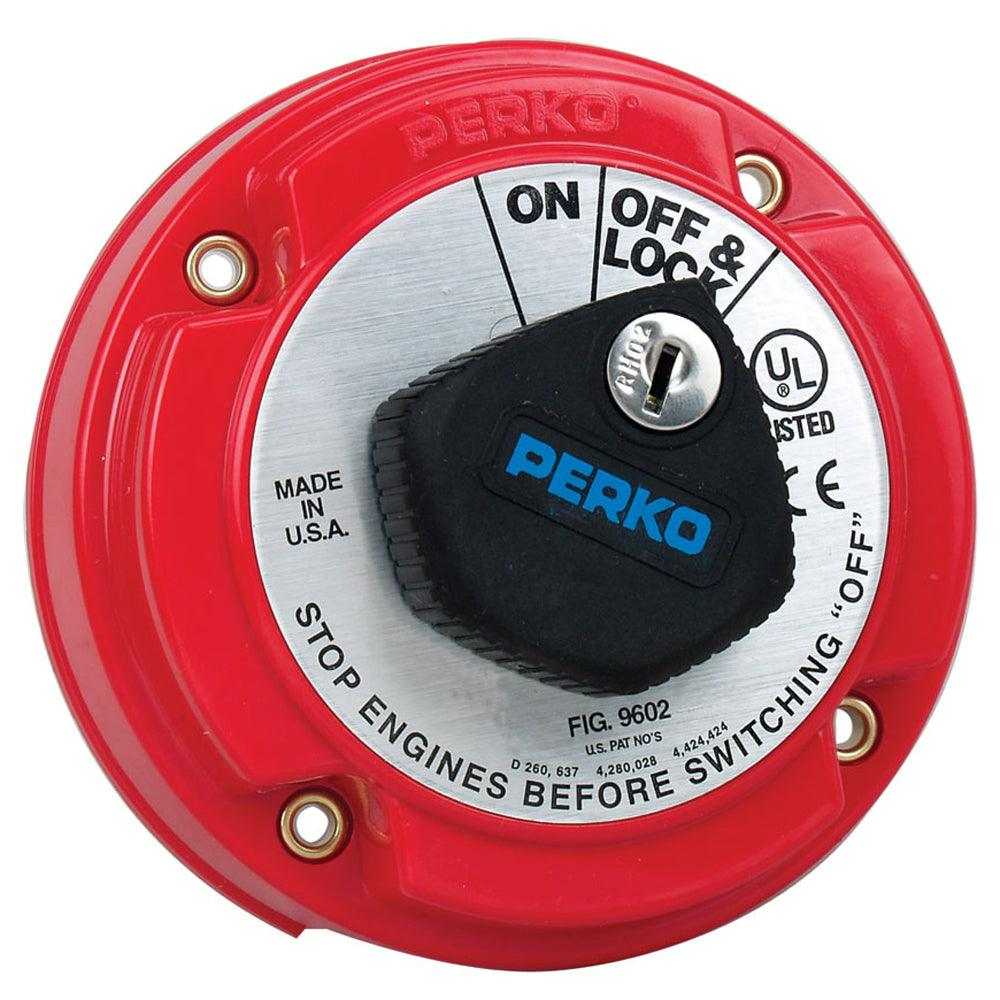 Perko, Perko Mittelschwerer Hauptbatterie-Trennschalter mit Schlüsselsperre [9602DP]