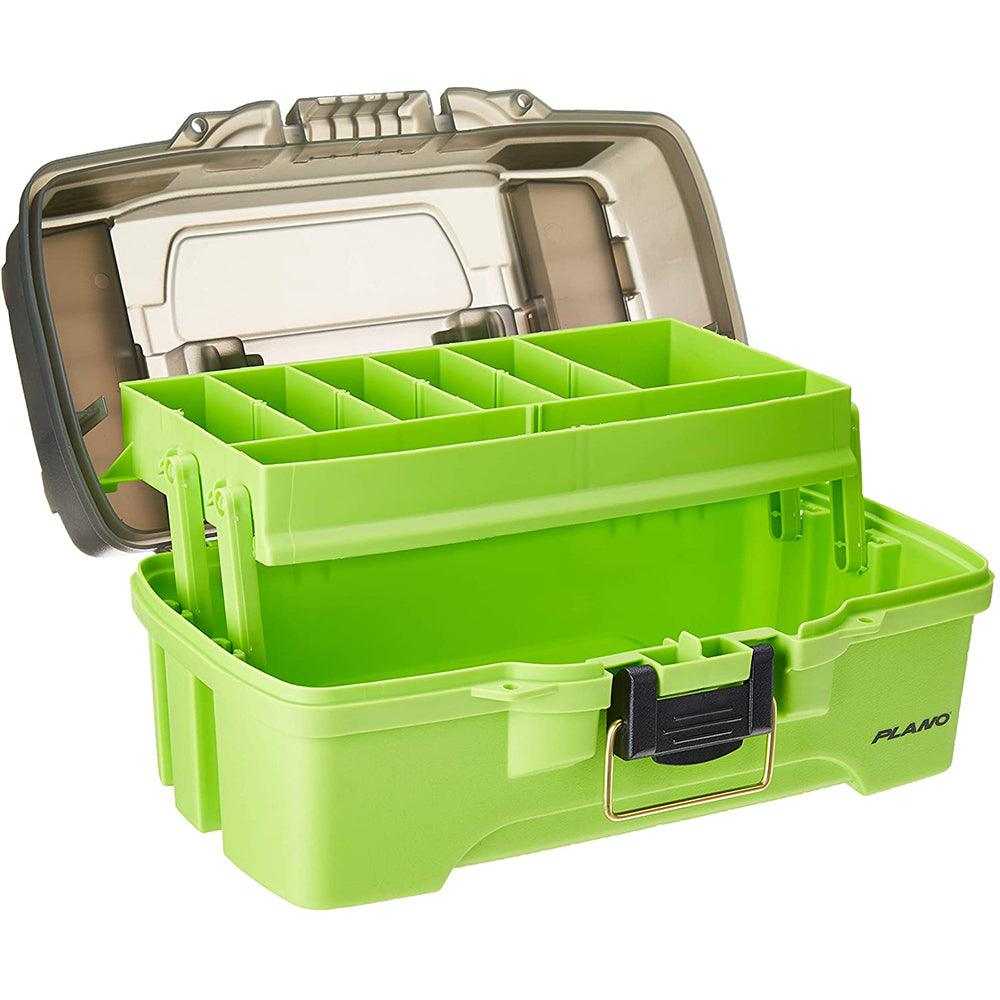 Plano, Plano Tackle Box mit 1 Ablage und zweifachem Zugang von oben – Smoke Bright Green [PLAMT6211]